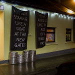 Banners outside Cagney's Bar